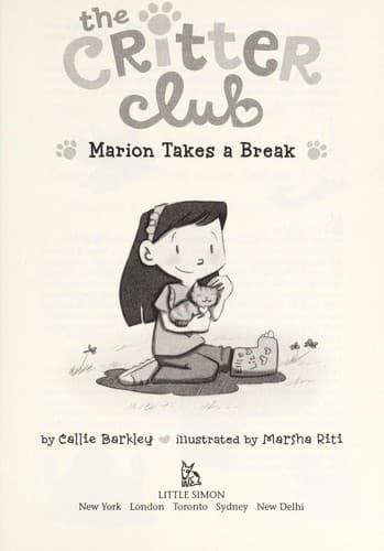 Cover of Marion takes a break