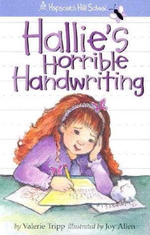 Cover of Hallie's horrible handwriting