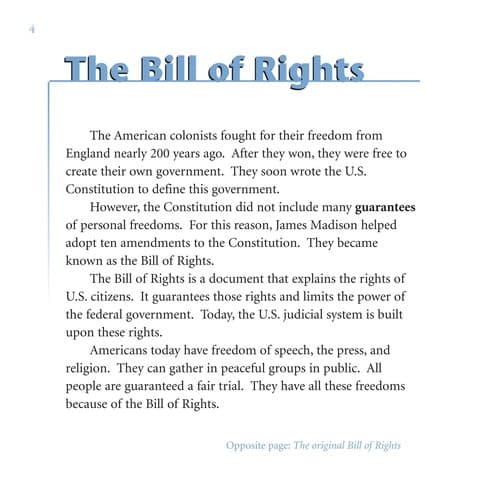 Cover of The Bill of Rights