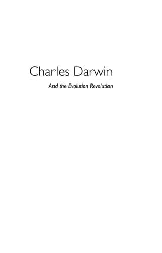Cover of Charles Darwin and the evolution revolution