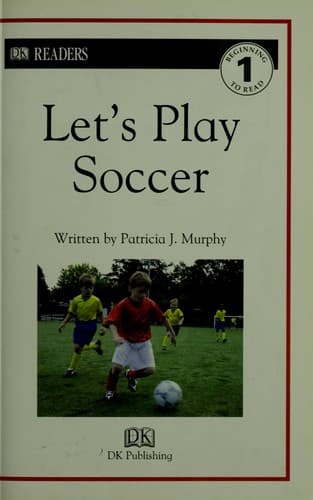 Cover of Let's play soccer