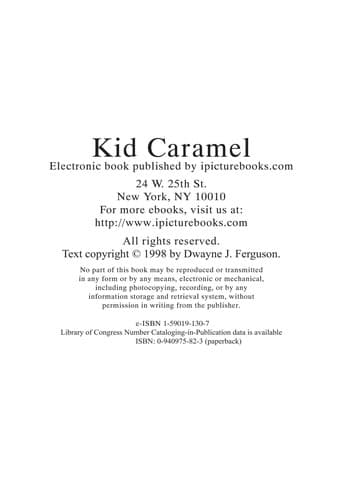 Cover of Kid Caramel, private investigator