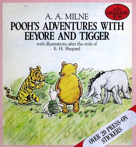 Cover of Pooh's Adventures with Eeyore and Tigger