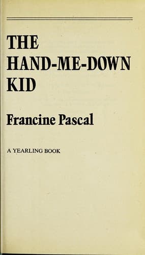 Cover of The hand-me-down kid