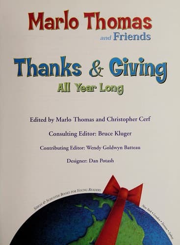 Cover of Thanks & giving all year long