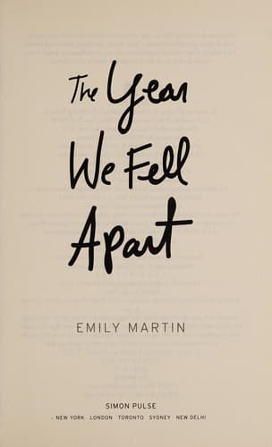 Cover of The year we fell apart