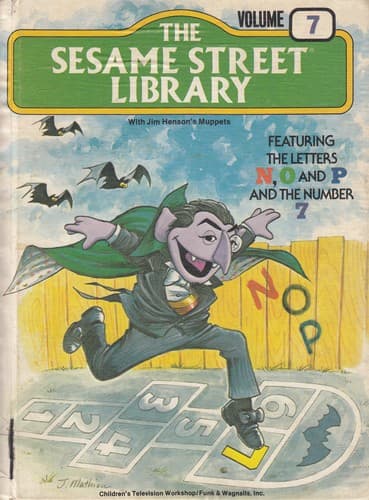Cover of The Sesame Street Library Vol. 7 (N-O-P) with Jim Henson's Muppets