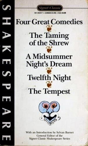 Cover of Four Great Comedies (Midsummer Night's Dream / Taming of the Shrew / Tempest / Twelfth Night)
