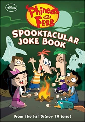 Cover of Phineas and Ferb Spooktacular Joke Book