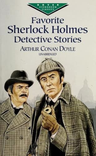 Cover of Favorite Sherlock Holmes Detective Stories (Adventure of the Crooked Man / Adventure of the Dancing Men / Adventure of the Engineer's Thumb / Adventure of the Speckled Band / Final Problem / Red-Headed League / Scandal in Bohemia / Silver Blaze)
