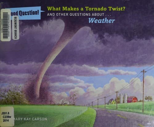 Cover of What makes a tornado twist?
