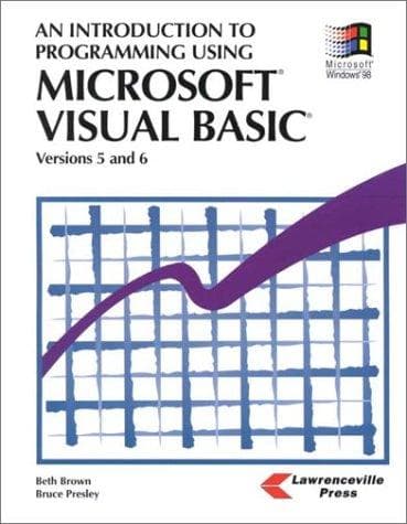 Cover of An Introduction to Programming Using Microsoft Visual Basic