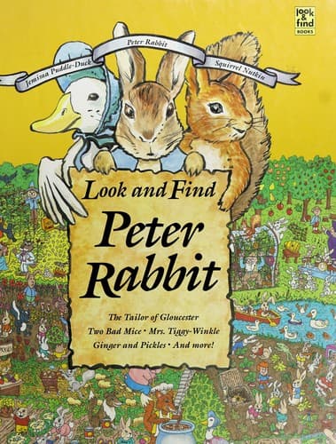 Cover of Look and find Peter Rabbit and his friends