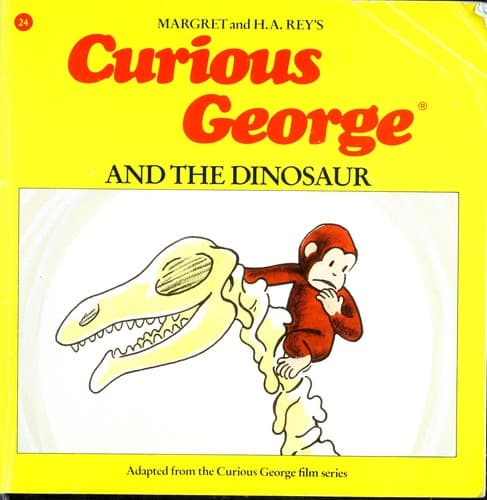 Cover of Curious George and the dinosaur