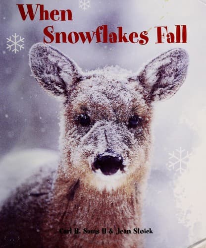 Cover of When snowflakes fall