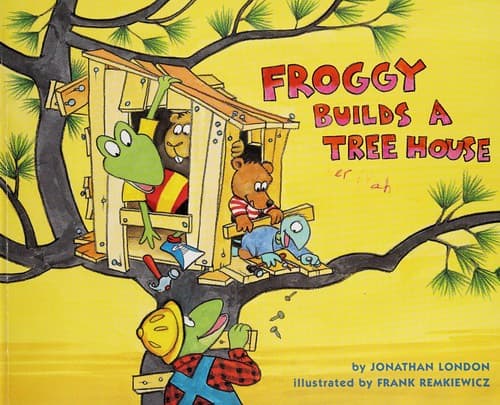 Cover of Froggy builds a tree house