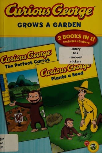 Cover of Curious George grows a garden