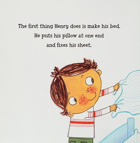 Cover of Henry helps clean his room